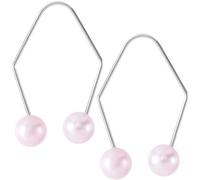 CustomyLife 2pcs Natural Dimple Maker for Cheeks, Pink Facial Muscle Dimple Trainer Shaper, Facial Exerciser Tools for Beautiful Smile
