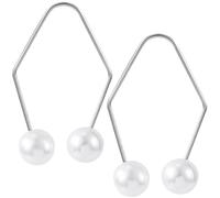 CustomyLife 2pcs Natural Dimple Maker for Cheeks, White Facial Muscle Dimple Trainer Shaper, Facial Exerciser Tools for Beautiful Smile