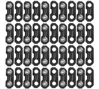 CustomyLife Chainsaw Link Repair Joining Link, 20 Sets for 3/8-LP Type 91 Master Link, Stihl 61P 63P Windsor 43R 50R Woodland 34LP 30LP 30LR Carlton N4C N1C-Black