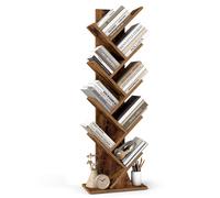 CUSTOS Collection Tree Bookshelf Modern Bookcase Floor Standing Book Shelf for