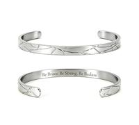 cusurlove Wood Pattern Cuff Bracelet for Women - Inspirational, Friendship, Love, Christian, Graduation, Birthday Gift for Mom, Daughter, Sister,Best Friend Meaningful Jewelry - Gift Ready, One Size