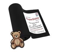 Cut Away Stabilizer Black 3.0 oz 15 inch x 25 Yard Roll. SuperStable Embroidery Stabilizer Backing