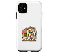 Cut Clean Build Bold Builder Mindset Design Case for iPhone 11