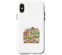 Cut Clean Build Bold Builder Mindset Design Case for iPhone X/XS