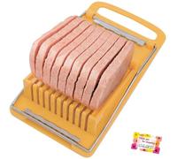 (Cut cleanly in a spark way! Luncheon Meat Slicer, Made in Japan, Boiled Egg, Avocado, Mozzarella Cheese, Yukan Cut Cooking Tool, 1 Piece