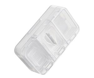 Cut Compressed - Pill Separator, Medication Accessory | Tablet Cutting with Integrated Storage Box, Healthy Travel Health Tool Daily Pharmacy Safety Practice, white, Please refer to the description
