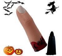 CUT FINGER ACCESSORY - 8cm cut finger, great applicability | Solid rubber creepy bloody finger accessories with ease, scary fake fingers to enhance the atmosphere d