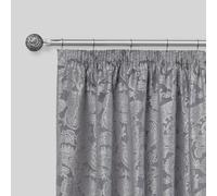 Cut Glass - Chrome Extendable Curtain Pole with Rings and Pair of End Finials - 1.2 - 2.1m - Emma Barclay | TJ Hughes