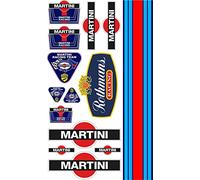 cut-it folientechnik & design RC003 / Sticker Set Model Making Approx. 30 x 18 cm Tuning 1:18 Car RC UK Racing Vintage Retro