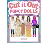 Cut it Out Multicultural Paper Doll Dress-Up & Activity Book for Kids: 5 Diverse Dolls (Vitiligo, African American, Indian, Chinese & Caucasian) + ... - Cut-Outs, Counting & Money Skills (Ages 4+)