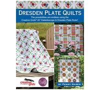 Cut Loose Press Dresden Plate Quilts Book: Quilting Pattern Book, 16-Page Full Color Booklet, 40 Pack of 2 1/2 Inch Strips, Adult, Traditional, Not Foldable