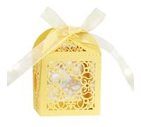 Cut Out For Cross Wedding Candy Box Pearl Paper Chocolate Wedding Birthday Party Decoration Candy Gift