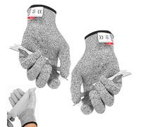 Cut Proof Gloves,Meat Chopping Working Gloves Mittens - Breathable 5 Level Cut Resistant Work For Carpentry, Architecture, Skinning, Wood Carving