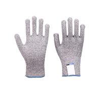 Cut Proof Stab Resistant Wire Metal Glove Kitchen Butcher Cuts Gloves for Oyster Shucking Fish Gardening Safety(Gris,X-Large)