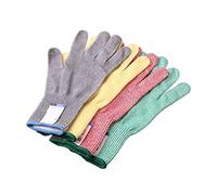 Cut Proof Stab Resistant Wire Metal Glove Kitchen Butcher Cuts Gloves for Oyster Shucking Fish Gardening Safety(4 Pairs,X-Large)