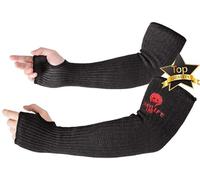 Cut Resistant Arm Protector Gardening Sleeves for Men Women with Thumb Hole - Lightweight & Breathable Farmers Sleeves for Thin Skin & Bruising - Arm Sleeves for Garden, Welding, Biting, Pet Grooming