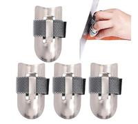 Cut Resistant Finger Guard - Thumb Protection Sleeve Set Kitchen Safety Accessory, Food Aid | Flexible Protective Design Secure Fit Comfort Wear Feature, Ideal for Shucking Carving Peeling