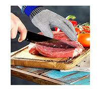 Cut Resistant Gloves Proof 316 Steel Wire Kitchen Restaurant Butcher Meat Cutting Safety Work Food Grade