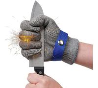 Cut Resistant Gloves Proof 316 Steel Wire Outdoor Safety Protective Work Butcher Food Grade Protection