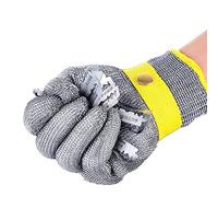 Cut Resistant Gloves Proof Chain Mail Safety Work For Meat Cutting In The Vegetable Market Left Or Right Hands