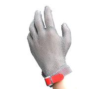 Cut Resistant Gloves Proof Stainless Steel Kitchen Restaurant Food Grade Safety Work Chainmail Adjustable