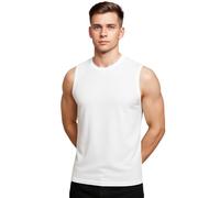 Cut-Resistant Level 5 Inner Shirt, Sleeveless Top - Lightweight UHMWPE Slash-Resistant, White, Made in Korea. Type 1, White, XXL