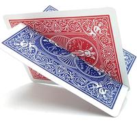 Cut & Restored Card Thru Card Magic Tricks Cross Hallucination Intersection Gimmick Card Magic Props Illusions Street Magic (A) (B)