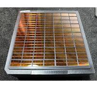 Cut Silicon Wafer Die, Unpackaged Semiconductor Chip Pieces for Research, Education, and Display Use, Non-Functional IC Sample, Pre-Cut Silicon Wafer (1 Plate 77 pcs)