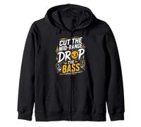 Cut The Mid-Range Classic Old Skool Raver, Raving, Rave Zip Hoodie