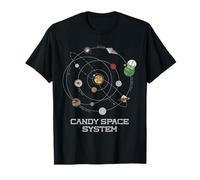 Cut the Rope: Om Nom Space System T-Shirt T-Shirt