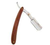 Cut Throat Razor, 1 Piece Hardwood & Stainless Steel Professional Barber Razor Men, with 24K Gold Plated Straight Razor, Moustache Shaver & Beard Shaper, for Men, Multicolor