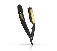 Cut-Throat Razor for Moustache and Beard Line Up, Black and Gold