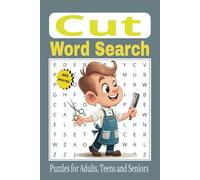 Cut Word Search Puzzle Book: Word searches with Easy to Read Print about Cut, Snap, Trim and More |6x9 inches, 110 pages | 50+ Puzzles … Gift for Birthdays, Holidays