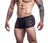Cut4Men L4CE Trunk 05 mens underwear boxer brief male lingerie lace lined pouch