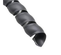 Cutable Flexible Spiral Cable Wrap Cable, Spiral Cable Wrap 1 Meter 8mm to 35mm Multicolor Pack of 1(Grey,ID 10mm)
