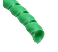 Cutable Flexible Spiral Cable Wrap Cable, Spiral Cable Wrap 1 Meter 8mm to 35mm Multicolor Pack of 1(Green,ID 20mm)