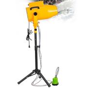 CUTANGELAR 1000w Commercial Bubble Machine: Adjustable-Angle Foam Gun. Outdoor Children's Summer Swimming Carnivals, Sprays Water 6-10 Meters/Covers An Area Of 80 Square Meters.(Yellow)
