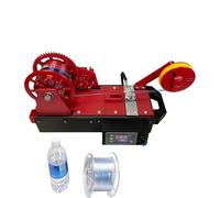 CUTANGELAR 3D Recycled PET Filament Maker, PET Bottle Recycling, 3D Fiament Pultruded for 1.75mm Filament,Up to 300°C from Pastic Bottles, Families, DIY Makers, Small Studios red(A)