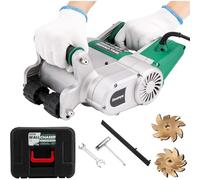 CUTANGELAR Adjustable Depth Wall Chaser with 1100W Power, Offers Precise Groove Depth Control for Concrete Cutting and Notching Applications. for Professional Construction and Chasing Work.(Green)