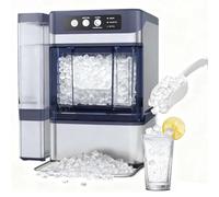 CUTANGELAR Automatic Ice Maker as a Countertop Nugget Ice Machine, includes a 3L side water tank with ice ready in 5-8 minutes and a 38 lbs daily output. ideal for modern kitchens and wet bars.