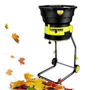 CUTANGELAR Bladeless Leaf Mulcher Electric Shredder, 2500W 8000RPM Compost Crusher, Adjustable Particle Size, Overheat Protection, for Yard Waste, Composting, and Landscaping(20mxpowercord)