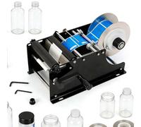 CUTANGELAR Bottle Labeler Machine, Manual Labeling System, Provides Reliable Application. Its Simple Hand-crank Design Ensures Bubble-free Results, Ideal For Craft Producers And Small Businesses.