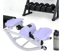 CUTANGELAR Cardio Stepper, Compact Lateral Trainer, Delivers Effective Fat-burning. The Included Resistance Bands Add Upper Body Training, Making It A Versatile Home Gym Accessory.(Purple)