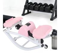 CUTANGELAR Cardio Stepper, Compact Lateral Trainer, Delivers Effective Fat-burning. The Included Resistance Bands Add Upper Body Training, Making It A Versatile Home Gym Accessory.(Pink)