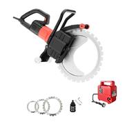 CUTANGELAR Concrete Wall Saw, Brushless Concrete Cutter,40cm Cutting Depth. Powered by 8900w Brushless Motor, Equipped with 52cm Diamond Blade，Wet Cooling for D-ust-Free Brick Slotting.(30cmCutDpth)