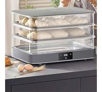 CUTANGELAR Electric Dough Proofer and Bread Proofing Box 40L Large Capacity with Precise Adjustable Temperature Control and Automatic Humidity for Perfect Dough Rising Making Yogurt Natto and More