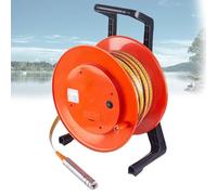 CUTANGELAR Electronic Water Level Meter, Depth Gauge For Boreholes And Wells. Featuring A Fixed Stainless Steel Probe And A Measurement Range Of 10-300 Meters, For Groundwater Assessment.(300m(984ft))