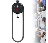 CUTANGELAR Endless Rope Trainer, Adjustable Resistance Fitness System,provides A Versatile Full-body Workout With A 4-meter Rope And 30 Kg (66 Lbs) Max Resistance. Ideal For Targeting Arms(Red)