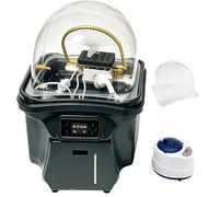 CUTANGELAR Head Spa Equipment, Mobile Shampoo Basin with 60l Water Tank & 30l Waste Bucket, Constant Temperature 30-60°C Water Circulation and Warm Steam Fumigation, Scalp Care, Deep Cleanses(Black)