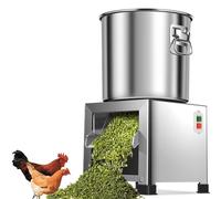 CUTANGELAR Heavy-Duty Food Processor, Electric Vegetable Slicer with High Output Efficiency. Adjustable Cutting Size Suit Poultry Feed Processing for Chickens, Ducks, and Livestock Operations.(2500W)